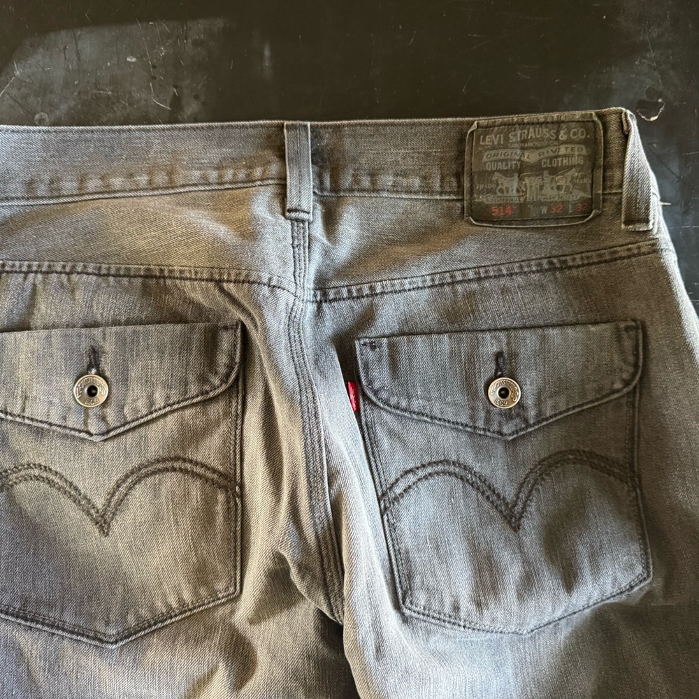 Levi's Gray Relaxed Jeans Soft Washed Denim